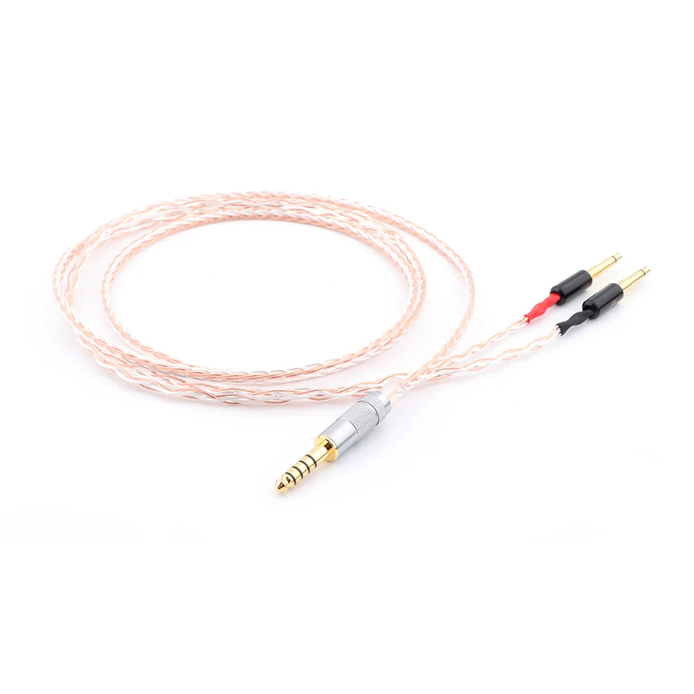 HI END 8cores Replacement Headphones Cable Audio Upgrade Cable Meze 99 Classics Focal Elear Headphones