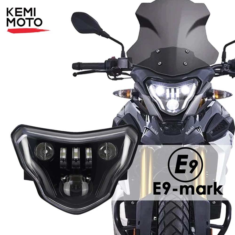 Warranty For BMW G310GS G310R 100W LED Headlights for BMW G 310GS 310R Motorcycle Lights with Complete Devil eyes Assembly Kit