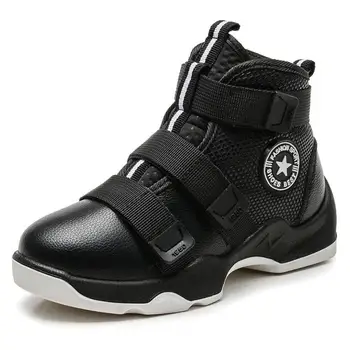 

2020 Autumn Kids Boys Sport Shoes Genuine Leather Fashion Ankle Running Shoes Plush Warm Winter Sneakers Waterproof Martin Boots