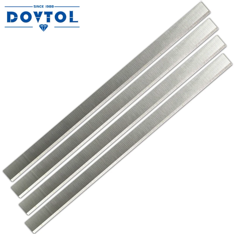 Ninehole 4 Pièces HSS Lames De Raboteuse 260mm, 260mm Fers De Rabot Pour Rabot Lurem 260 Et Kity 260, Raboteuse Lames Pour Machines De Travail Du Bois, 260x20x2,5mm