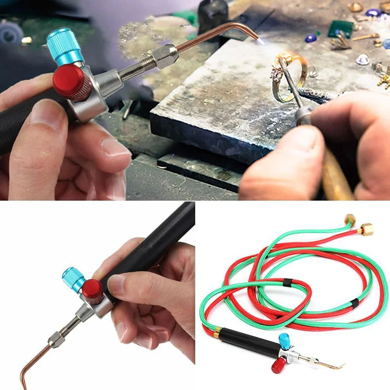 Jewelry Jewelers Micro Mini Gas Little Torch Welding Soldering kit W/5 Tips NEW 