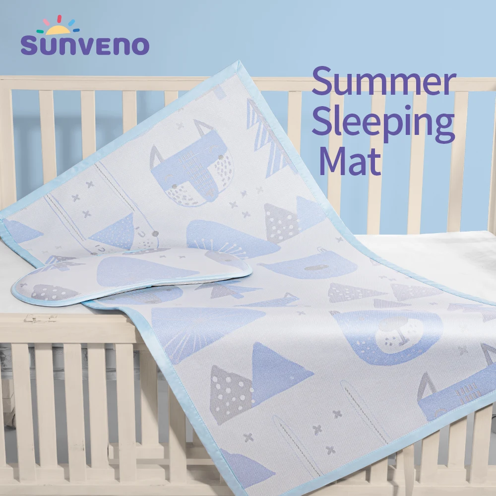 

Sunveno Breathable Baby Bed Sheet , Ice Silk Fiber Bedding Pad , for summer/hot 74x35cm