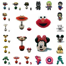 1 шт. Улица Сезам весна/стоящая обувь подвески обувь аксессуары Микки КРОК Подвески Супер Герои аксессуары Jibz подарки для детей