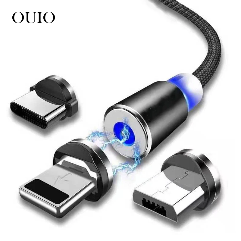 Usb магнитный кабель baseus usb type c 360 градусов зарядный 2A|Кабели для мобильных