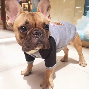 

Autumn and Winter Casual Styles Pet Dog Clothing Warm Comfortable Stylish and Handsome French Bulldog Sweater Small Dog Clothing