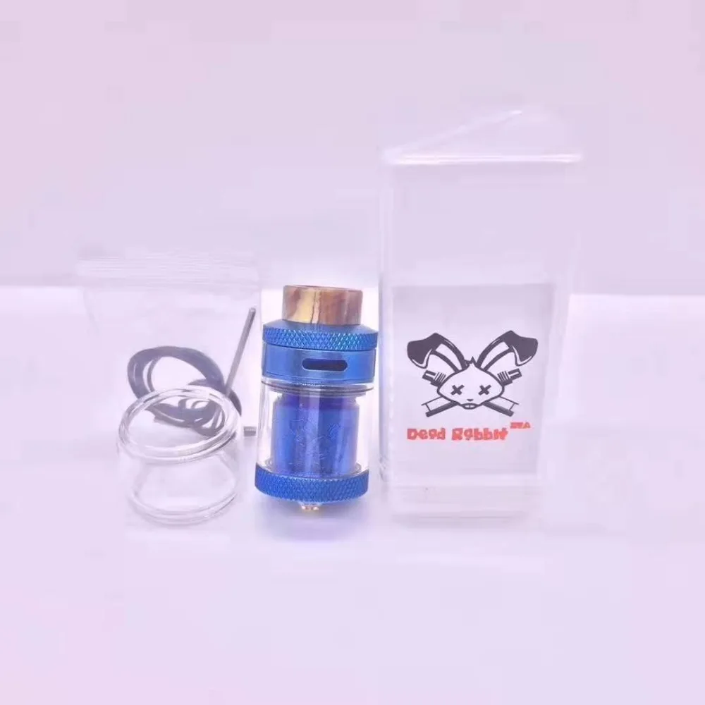 Распылитель Apocalypse drop Rabbit RTA 25 мм 2 мл/4,5 мл с полимерным капельным наконечником, Одноместный/с двойной катушкой, Восстановленный MTL RTA танк