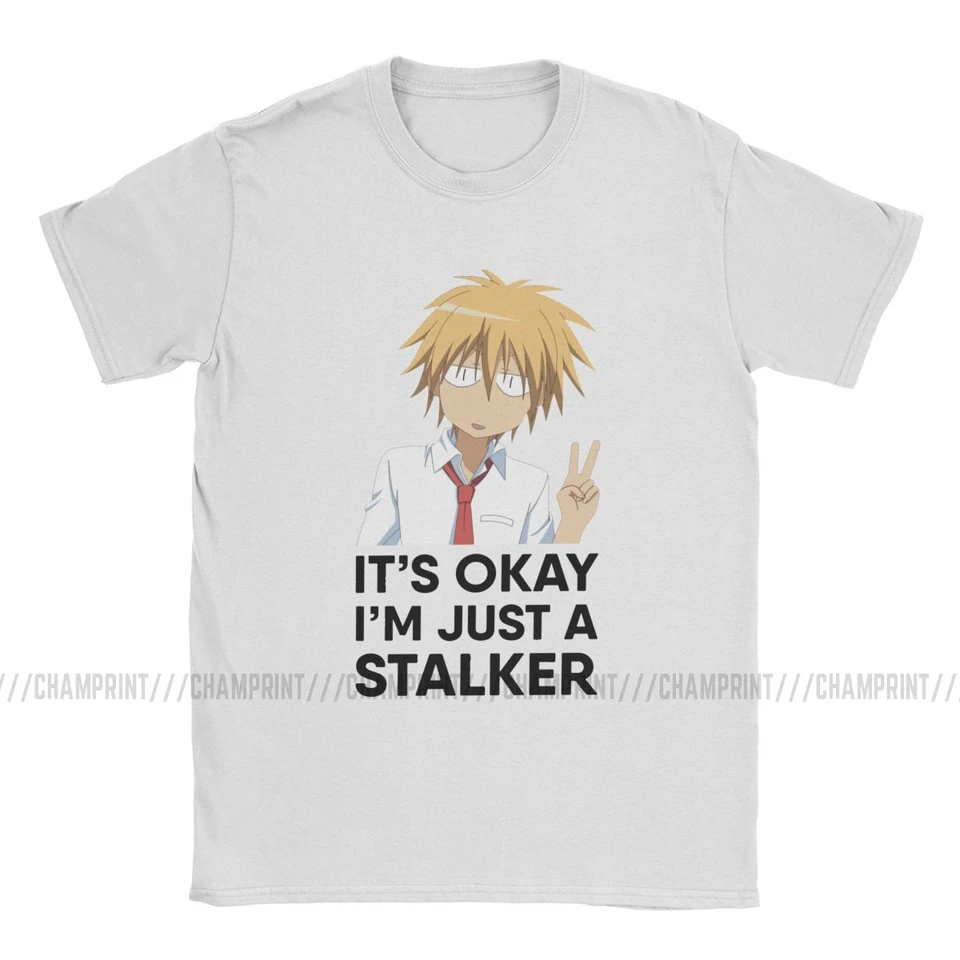 Stalker Maid Sama T Shirt Men Haikyuu Anime Bokuto Volleyball Manga Leisure 100 Cotton Tees Crewneck T Shirts Big Size Clothes T Shirts Aliexpress