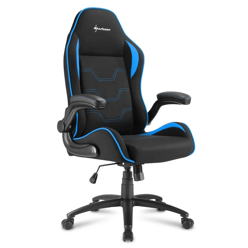 Игровое кресло Sharkoon Elbrus 1 компьютерное, до 120 кг, ткань/сталь/дерево