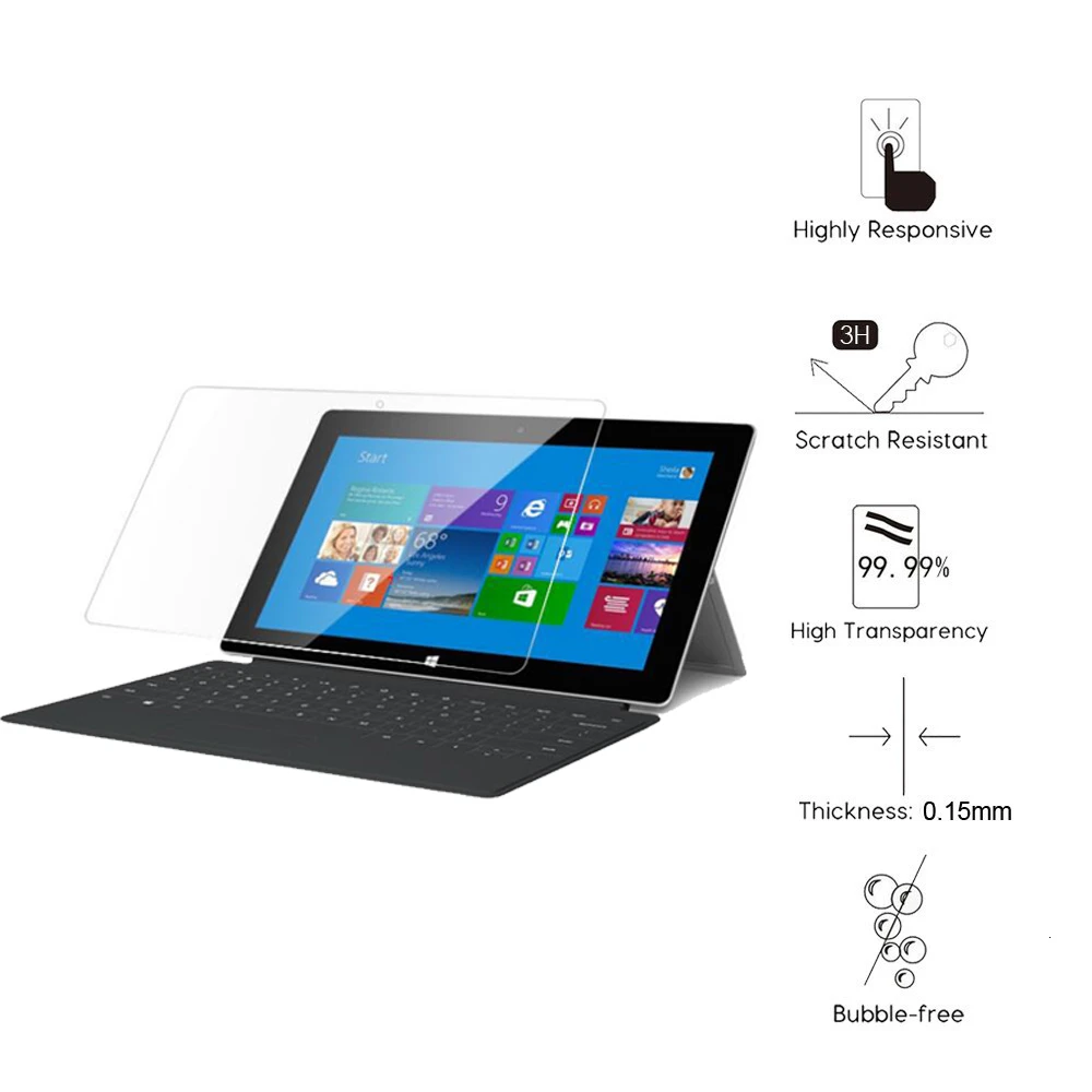 3 шт. защитная пленка для экрана Microsoft Surface Pro 7 6 5 4|Защитные экраны планшеов| |