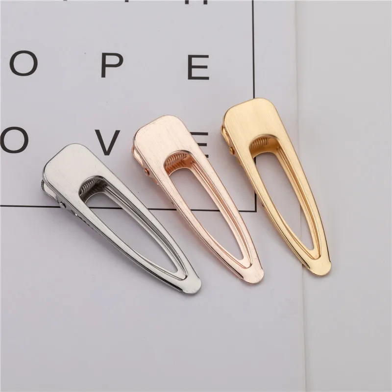 

New Design Hair Accessories 1PC Korea Hollow Geometric Waterdrop Hair Clips Vintage Handmade Wood Hairpins Barrettes