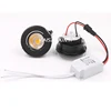 1/5pcs Aluminum Round LED Dimmable Ceiling Downlight 3W AC90-260V  Recessed COB Spot Light Led Bulb With Driver 6