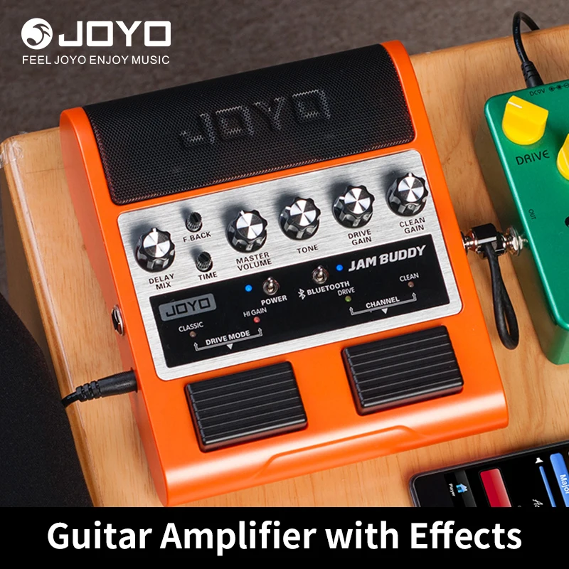 Усилитель для гитары JOYO JAM BUDDY BT4.0 двухканальный 2*4 Вт Педальный усилитель с