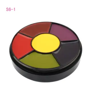 

6 Colors/SET Natural Faical Body Painted Oil Color Drama Clown Halloween Makeup Face Color Easy To Carry