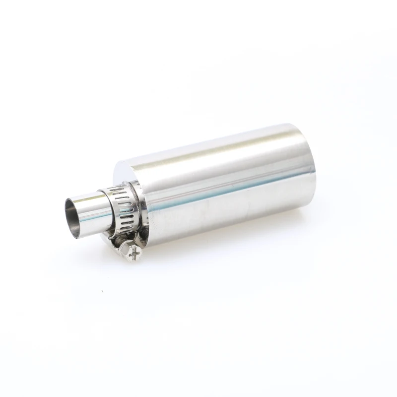1pcs Exhaust Pipe Muffler Engine Silencer Length 109mm Inner Dia14mm Built-in Soundproof Cotton for RC Model Ship/Car/ Aircraft