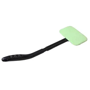 

Windshield Clean Wiper Car Glass Cleaner Detachable Handle Brush Home Cleaning Tool with 2 Pads Washer Towel and Spray Bottle