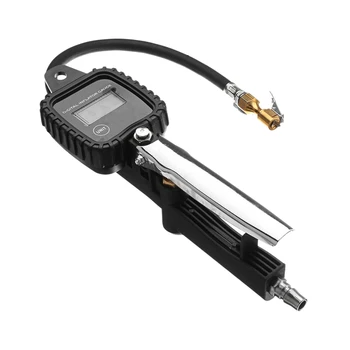 

Portable Lcd Digital Car Tire Tyre Inflator Air Pressure Gauge Psi with Hose Jl