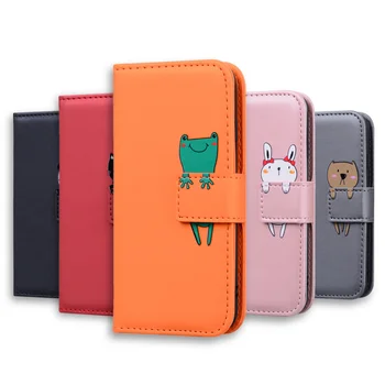 

Leather Cartoon Wallet Cover For Huawei Honor 9 10 Lite 8X 8A 7A For Enjoy 8 9S 7S Y5 Y6 Y7 2019 2018 Card Slots Flip Stand Case