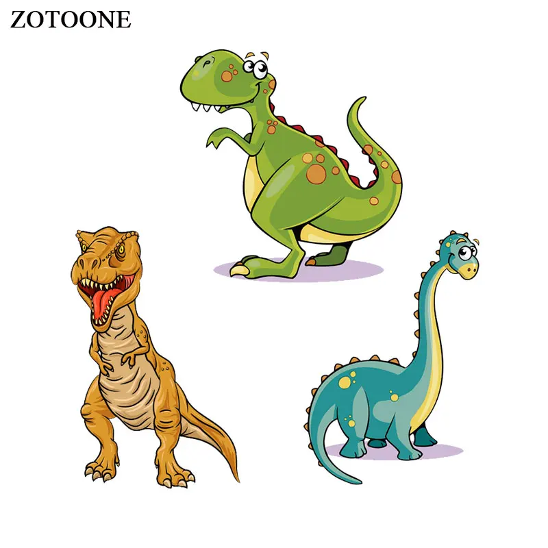 

ZOTOONE Iron on Cute Animal Dinosaur Patch for Clothing Heat Transfers Applications T-shirt Heat Transfers Appliques Stickers E