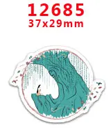 Кабошоны 30 шт мультфильм плоское украшение из смолы pr 16612 - Цвет: 12685