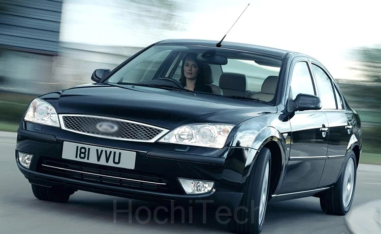 Для FORD Mondeo MK3 2001-2007 ультра яркий SMD белый светодиодный ангельские глазки 2600LM 12V halo Кольцо Комплект дневного света