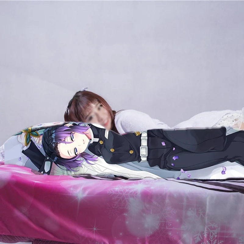 Дизайн Dakimakura Demon Slayer: Kimetsu No Yaiba аниме Kochou Shinobu Dakimakura обнимающий чехол для подушки Kamado Nezuko