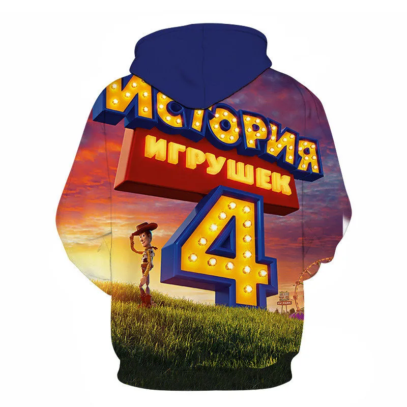 История игрушек мультфильма 4 Базз Лайтер 3d принт для мужчин и женщин досуг забавная толстовка с капюшоном древесный принт модная толстовка с капюшоном