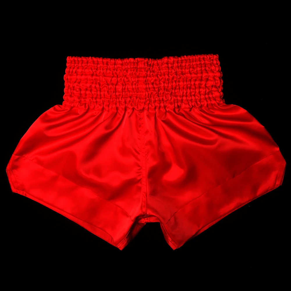 Muay Thai Boxing Pants Man Solid Color OEM Custom MMA Shorts Sports Fitness Fighting Grappling