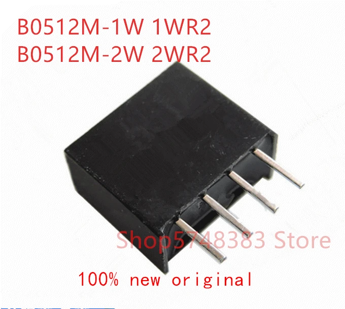 1 шт./лот 100% Новый оригинальный B0512M-1W B0512M-1WR2 B0512M-2W B0512M B0512 источник питания |