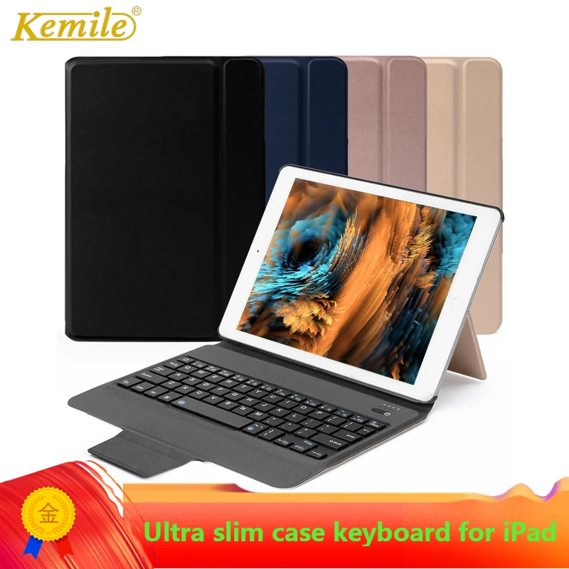 Kemile ультра тонкий чехол-клавиатура для iPad 9,7 / Pro 9,7 Air 9,7 для mini 5 7,9 дюймов для iPad Air 3 10,5 Pro 11 12,9 чехол