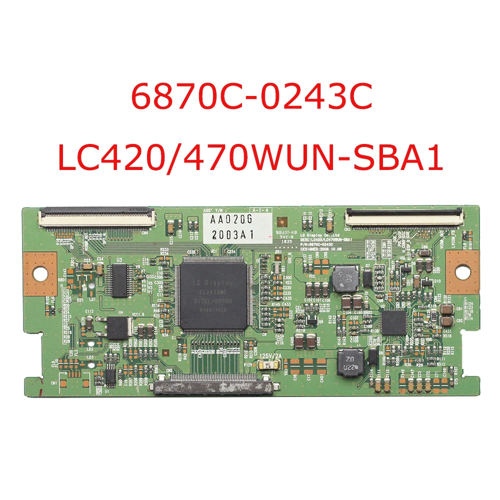 Плата tcon 6870C 0243C LC420 470WUN SBA1 для LG TV.... И т. Д. Сменная плата TCON оригинальная