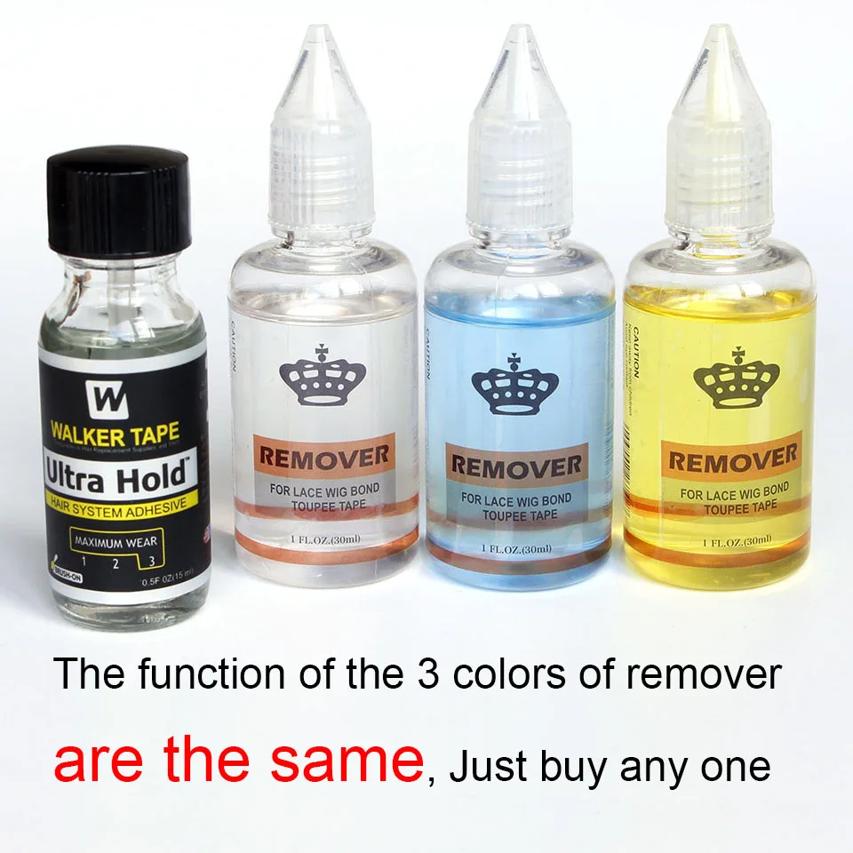 1/5/10 lots 0.5FL OZ(15ml) Ultra Hold Glue Lace Wig Silicone Adhesive Glue For Wigs Super Waterproof Glue Remover