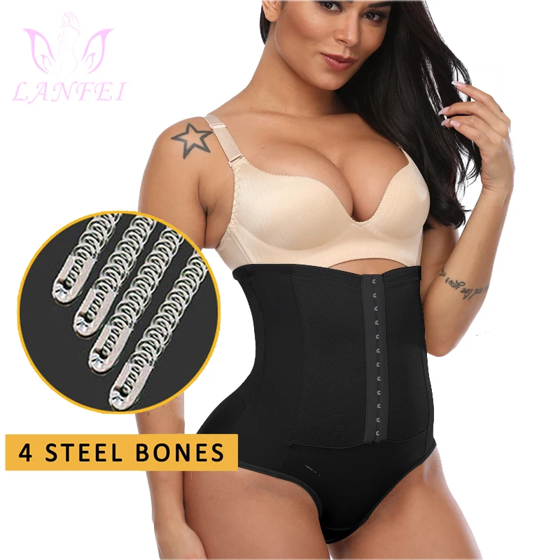

LANFEI Waist Trainer Body Shaper Buff Lifter Panties Slimming Corset Shaperwear for Women High Waist Underwear Lady Pant Shapers