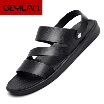 

Summer Men's Sandals Clogs Shoes Outdoor Hot Sale Breathable Light Men Roman Beach Sandals Bohemia Footwear Flip Flops Slippers
