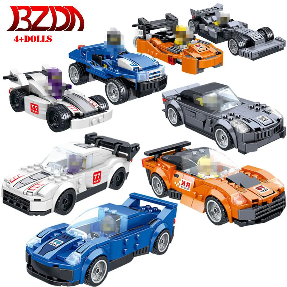 BZDA Armour Racing гоночный автомобиль скоростной чемпион Technic 2 619 шт. набор строительных