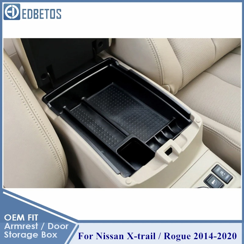 Ящик для хранения в подлокотнике автомобиля Nissan X Trail T32 Rogue 2014 2020 коробка