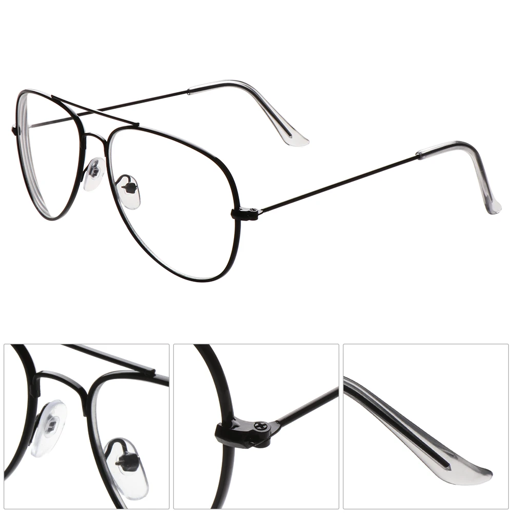 Модные классические очки в металлической оправе для близорукости, женские и мужские винтажные ультра-светильник из смолы, Короткие очки для зрения, Уход За Зрением, диоптрия-1,00~-5,0