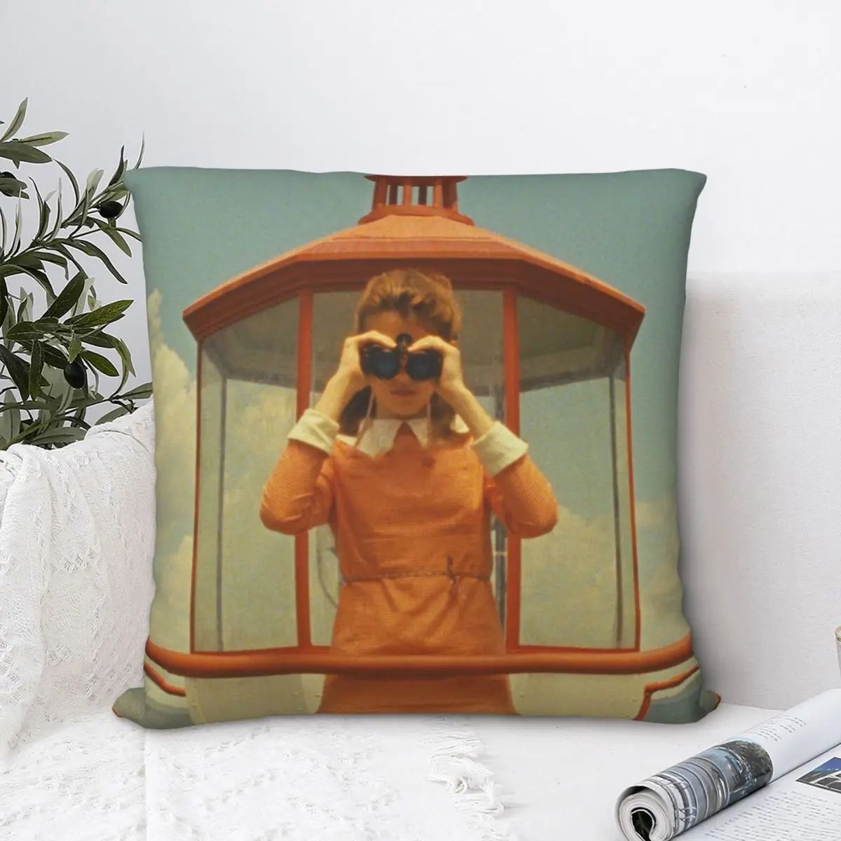 Квадратный чехол для подушки Moonrise Kingdom забавный домашний декоративный из