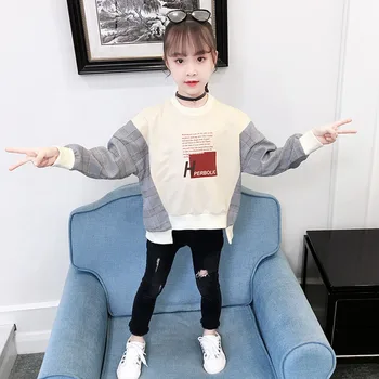 

Girls' sweaters 2020 spring new children's clothes, kids clothes, children's casual tops, big girls Korean sweaters