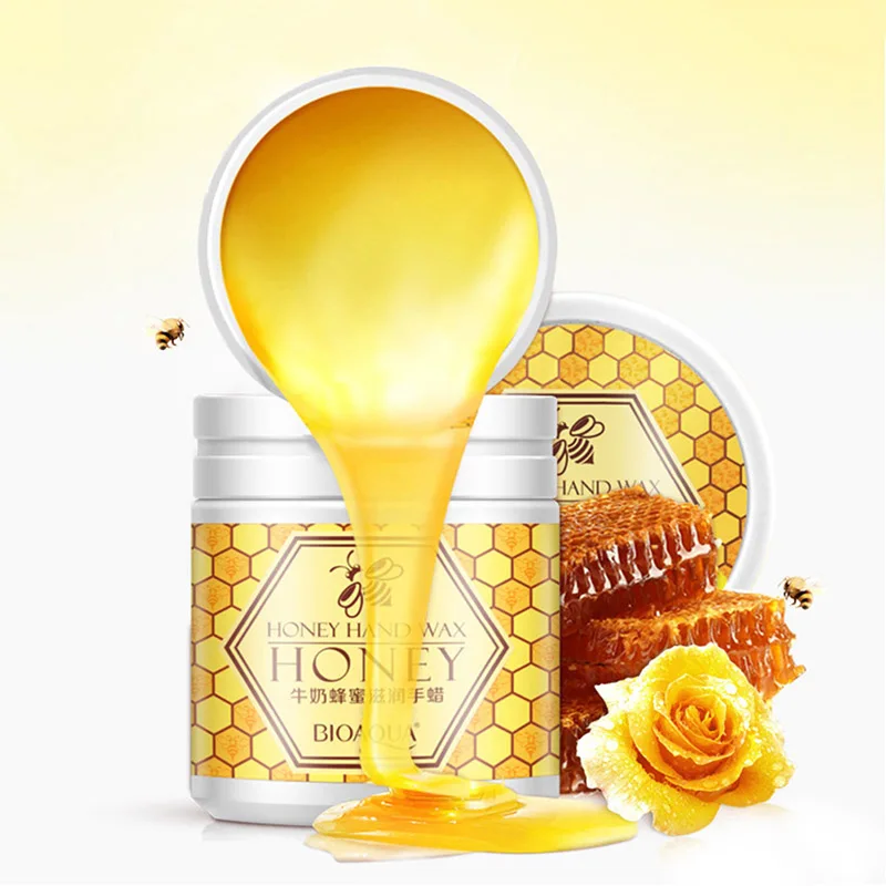 

Amazing Honey Wax Peel-Off Hand Mask Exfoliator Hand Care Treatment Cream