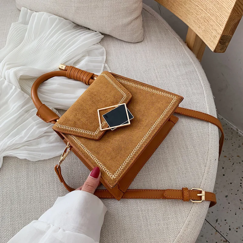 

Fashion Suede PU Leather Women's Messenger Crossbody Bags 2020 Vintage Handbags Tote Ladies Shoulder bags Clutches Female Purse