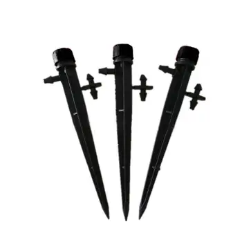 

50PCS Micro Bubbler Drip Irrigation Adjustable Emitters Stake Water Dripper Farmland watering Use 4/7 mm Hose