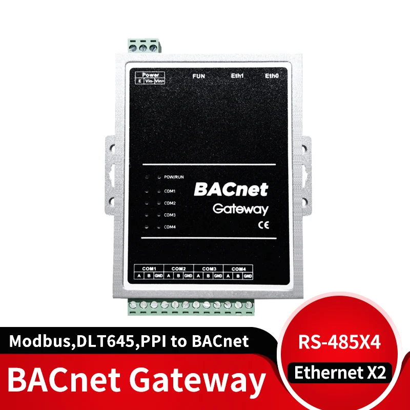 BACnet Шлюз Modbus, DLT645, PPI, CJ188 в BACnet