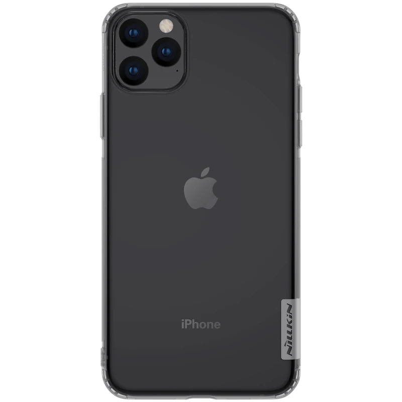 Серый Для iPhone 11 Pro XS Max чехол Nillkin TPU Ультратонкий чехол для телефона для iPhone 11 Pro XS Max XR X 6 6S 7 8 Plus 5S SE силиконовый чехол - Цвет: Серый