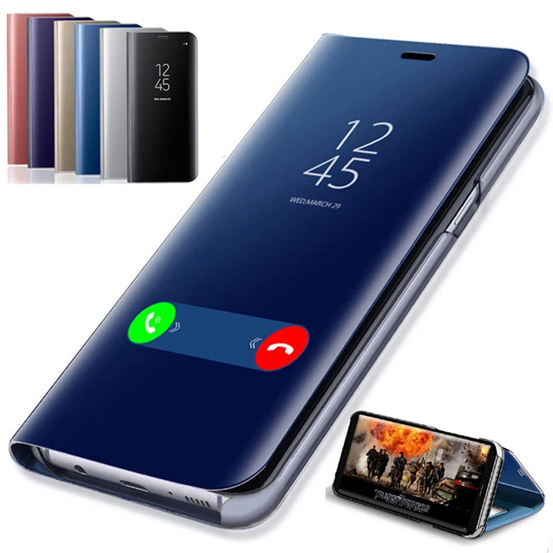 Умный зеркальный мобильный флип чехол для samsung Galaxy A5 A520 покрытие кожаный задняя крышка samsung A52017 Galaxy ya52017 A52017 Coque
