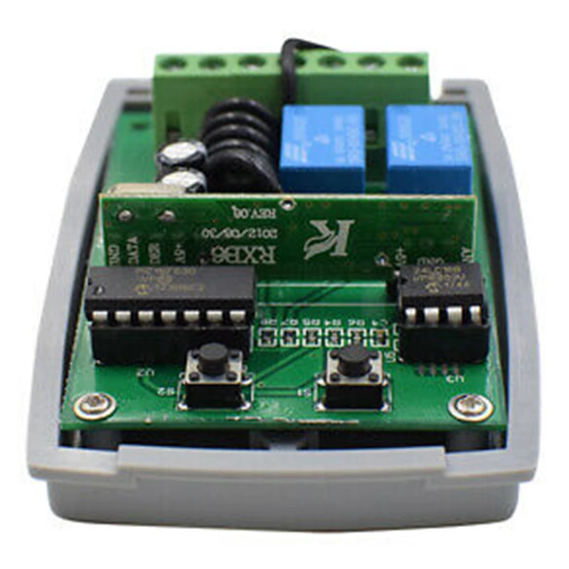 

12V/24V DC Universal 433.92Mhz 2-Channel Remote Control Switch Receiver Motor 12-24V Remote Control wireless for CAME, NICEFlro