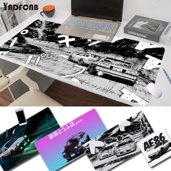 Japon Initial D anime Gamer Vitesse Souris Détail Petit Caoutchouc Tapis De Souris Taille pour Bureau Tapis pour overwatch/cs go/world of warcraft 
