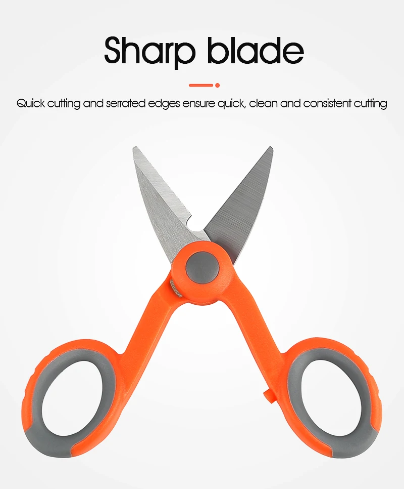 Fiber Optic Tool Aramid Scissors Fibre Stripping Scissors Optical Fiber Hand Too