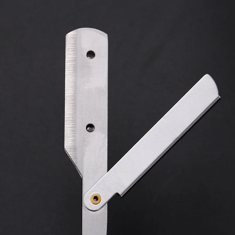 All Steel old fashioned Manual Razor Shaving Knife Hairdressing Scraper Haircut Razor Haircut Knife Shaving Sweat 3