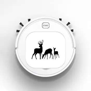 

Auto USB Sweeping 1800Pa Multifunction Smart Robot Vacuum Cleaner Dry Wet Floor Cleaner Three Deer Pattern