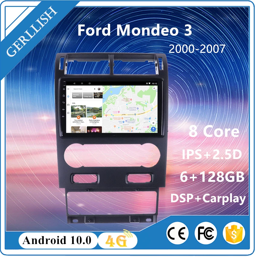 Автомобильный dvd-плеер на основе Android gps-навигации для Форд Фьюжн mondeo 2004 2005 2006 2007